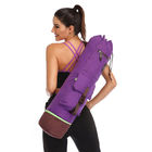 Große Kapazitäts-Yoga-Matten-Tragetasche-Fördermaschinen-dauerhafter Segeltuch-Baumwollyoga Pilates-Rucksack fournisseur