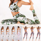 Kundenspezifisches athletisches Kleid, das Blumenernte-Spitzen-+ Yoga-Gamaschen-Hose druckt fournisseur